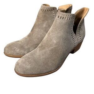 Lucky Brand Tan Suede Ankle Boots